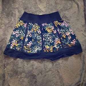 Free People flowy flower skirt